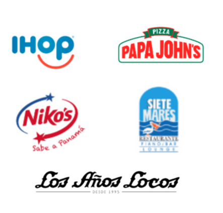 Clientes Parkway Panamá: IHOP, Papa John's, Las Finas Hierbas, Niles y más marcas reconocidas